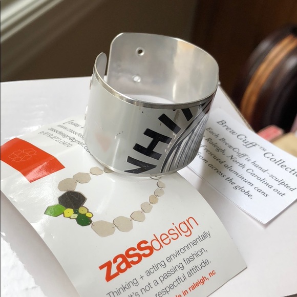 🆕 Handmade Brew Cuff Bracelet “Wave” Zass Design - Picture 7 of 8